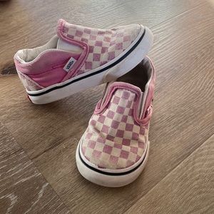 Very loved pink vans